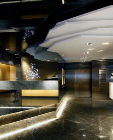 柜臺(tái)大廳現(xiàn)代簡(jiǎn)約服務(wù)臺(tái)簡(jiǎn)單寬敞的酒店公寓設(shè)計(jì)裝修效果圖